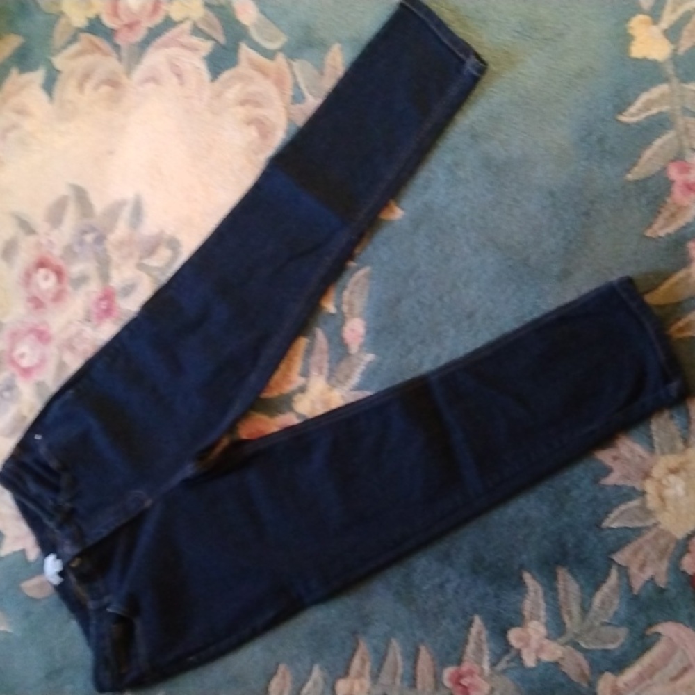 DENIM &CO CROPPED DENIM 5 POCKET SKINNY JEANS SZ 12 EUC